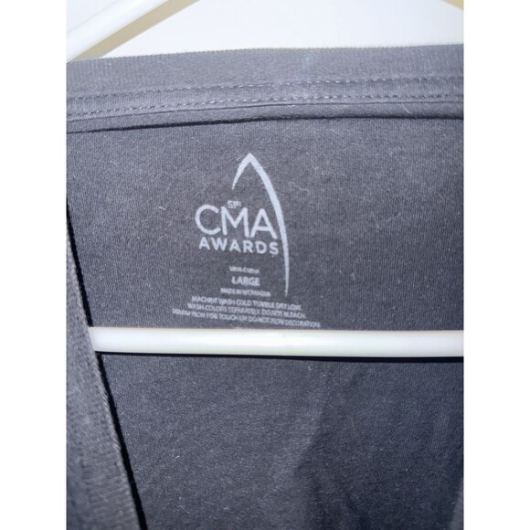 2017 Country Music Awards Mens L Black Short Sleeve T Shirt - Picture 2 of 3